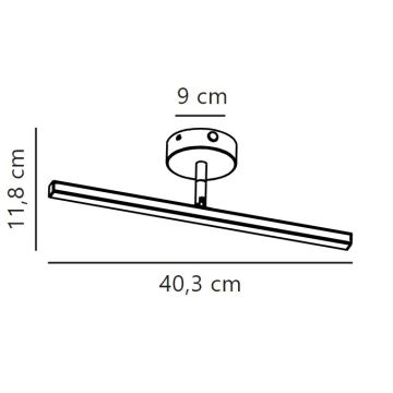 Nordlux - Éclairage de miroir salle de bain IP LED/6,2W/230V IP44 40 cm chrome mat