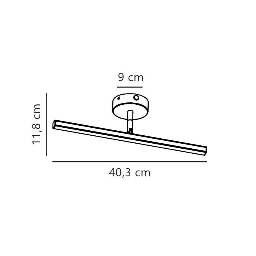 Nordlux - Éclairage de miroir salle de bain IP LED/6,2W/230V IP44 40 cm chrome mat