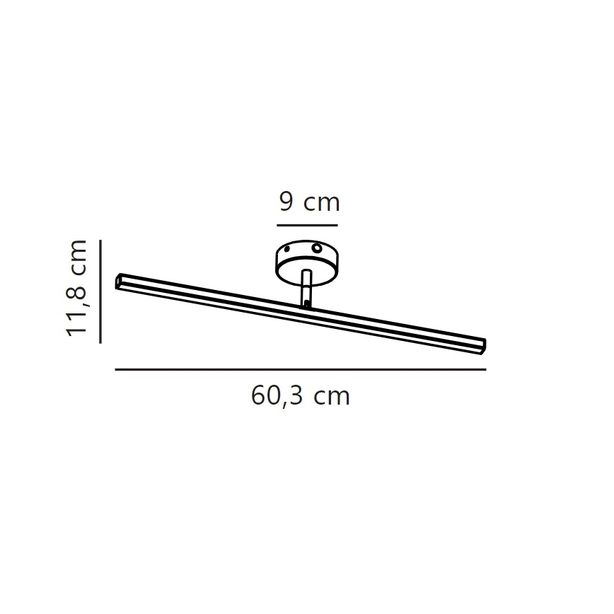 Nordlux - Éclairage de miroir salle de bain IP LED/7,2W/230V IP44 60 cm blanc