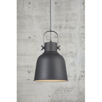 Nordlux - Hanglamp aan een koord ADRIAN 1xE27/40W/230V diameter 25 cm antraciet