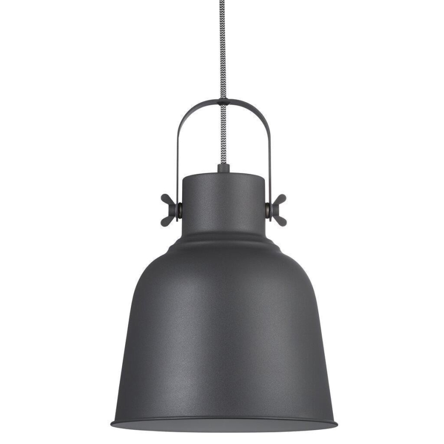 Nordlux - Hanglamp aan een koord ADRIAN 1xE27/40W/230V diameter 25 cm antraciet