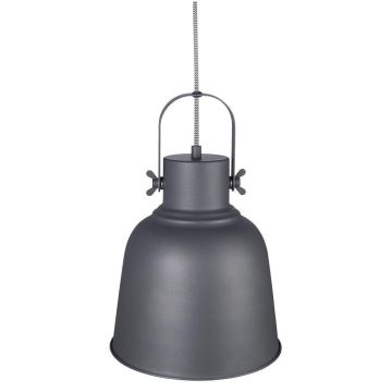 Nordlux - Hanglamp aan een koord ADRIAN 1xE27/40W/230V diameter 25 cm antraciet