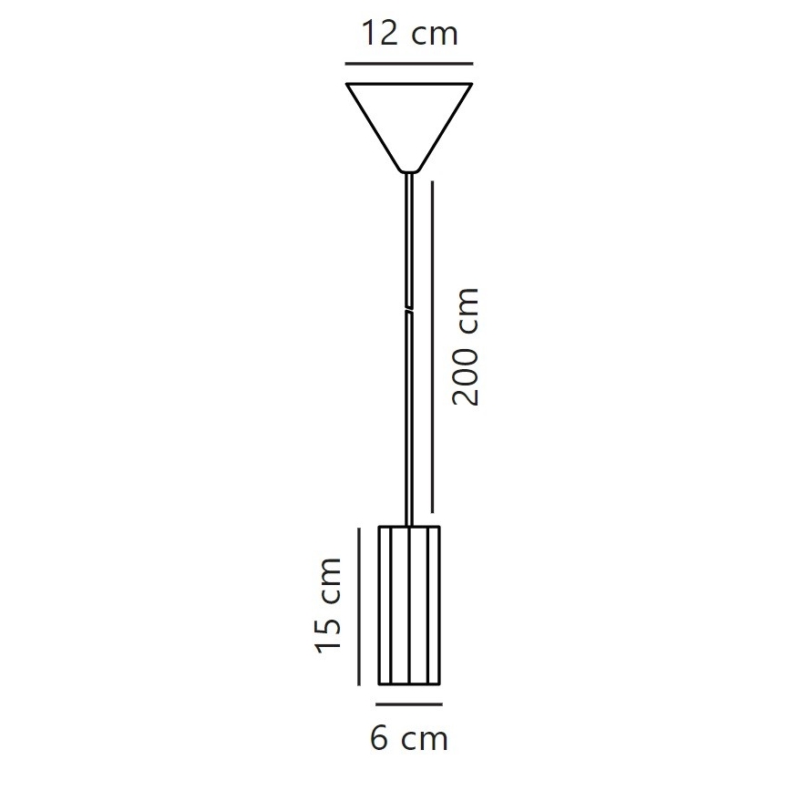 Nordlux - Hanglamp aan een koord ALANIS 1xGU10/15W/230V