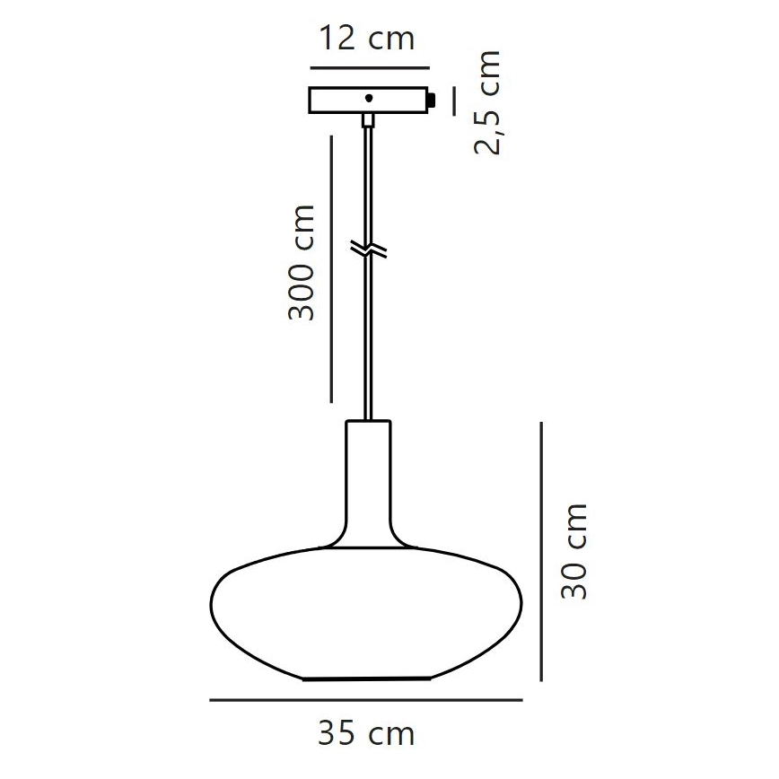 Nordlux - Hanglamp aan een koord ALTON 1xE27/60W/230V wit/zwart/messing