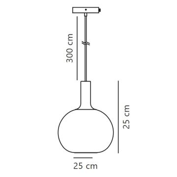 Nordlux - Hanglamp aan een koord ALTON 1xE27/60W/230V zwart