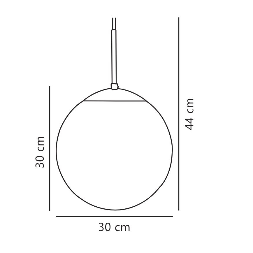 Nordlux - Hanglamp aan een koord CAFE 1xE27/25W/230V diameter 30 cm