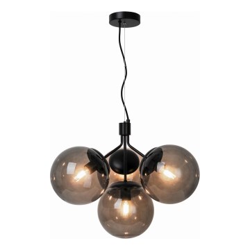 Nordlux - Hanglamp aan een koord IVONA 4xE27/28W/230V zwart