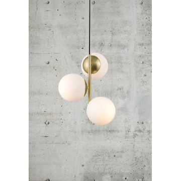 Nordlux - Hanglamp aan een koord LILLY 3xE14/40W/230V goud