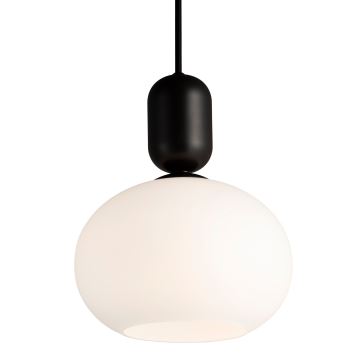 Nordlux - Hanglamp aan een koord NOTTI 1xE27/40W/230V zwart