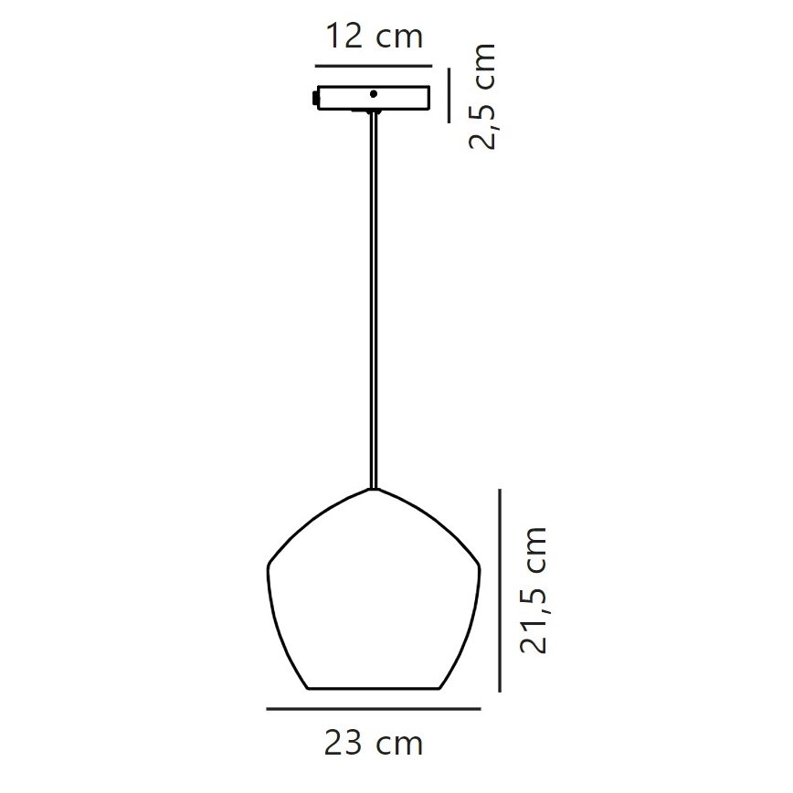 Nordlux - Hanglamp aan een koord ORBIFORM 1xE27/40W/230V zwart/grijs