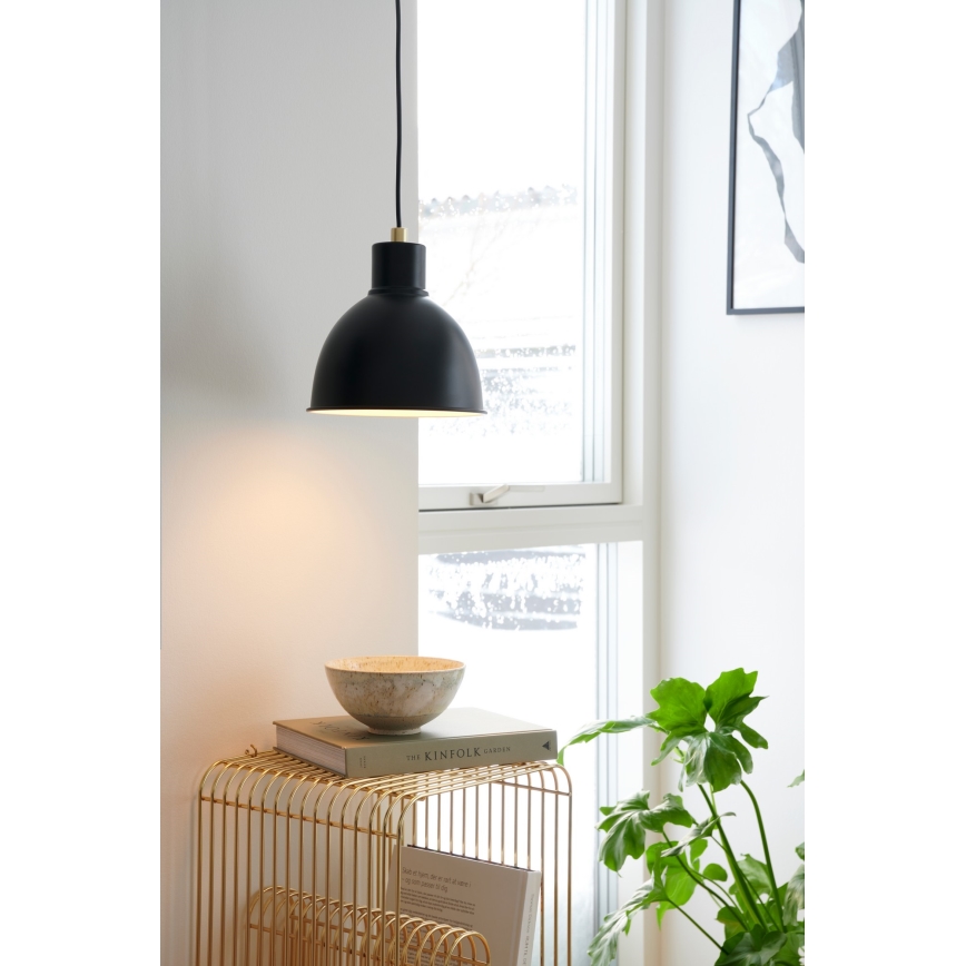 Nordlux - Hanglamp aan een koord POP 1xE27/40W/230V zwart/goud