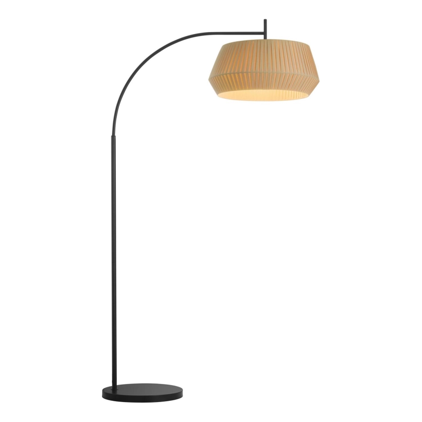 Nordlux - Lampadaire DICTE 1xE27/60W/230V noir/beige