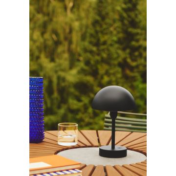 Nordlux - Lampe de table extérieure à intensité variable rechargeable ELLEN LED/2,8W/3,7V IP44 noir