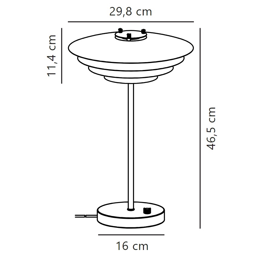 Nordlux - Lampe de table BRETAGNE 1xG9/25W/230V anthracite