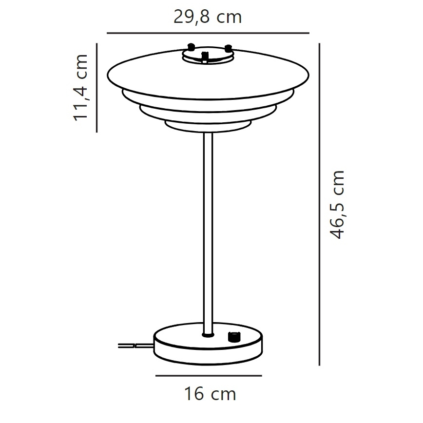 Nordlux - Lampe de table BRETAGNE 1xG9/25W/230V blanc