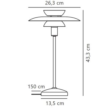 Nordlux - Lampe de table CARMEN 1xE14/25W/230V noir