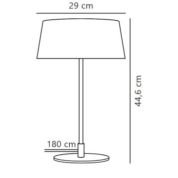 Nordlux - Lampe de table CLASI 3xE14/10W/230V