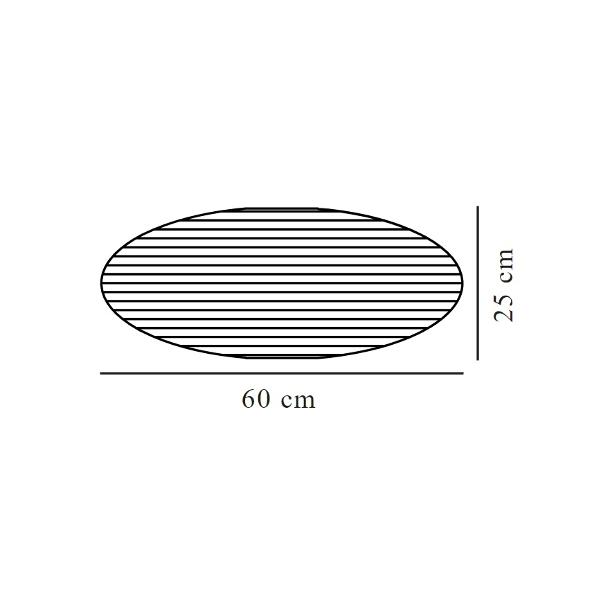 Nordlux - Lampenkap VILLO E27 diameter 60 cm grijs