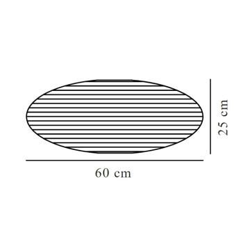 Nordlux - Lampenkap VILLO E27 diameter 60 cm paars