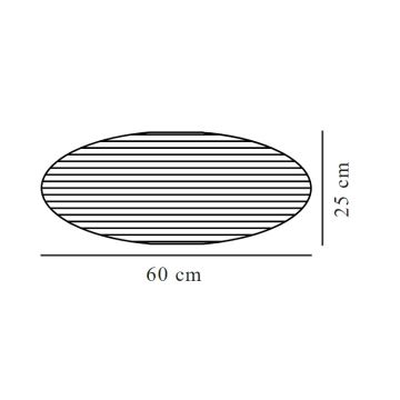 Nordlux - Lampenkap VILLO E27 diameter 60 cm wit