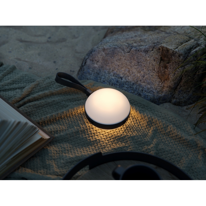 Nordlux - LED Dimbaar buitenshuis portable lamp BRING TO-GO LED/1W/3,7V IP54 zwart