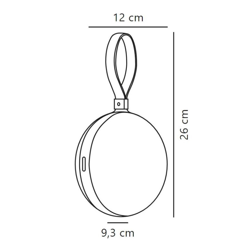 Nordlux - LED Dimbaar buitenshuis portable lamp BRING TO-GO LED/1W/3,7V IP54 groen