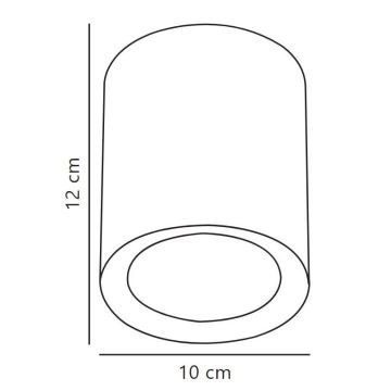 Nordlux - LED spot FALLON LONG LED/5,5W/230V zwart