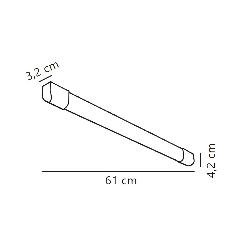 Nordlux - LED TL-buis ARLINGTON LED/10W/230V 61 cm