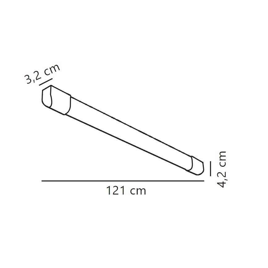 Nordlux - LED TL-buis ARLINGTON LED/18W/230V 121 cm