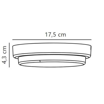 Nordlux - LED Wandlamp voor buiten CUBA LED/6,5W/230V IP54 diameter 17,5 cm wit