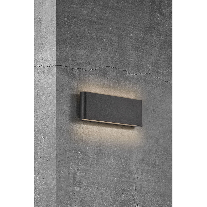 Nordlux - LED Wandlamp voor buiten KINVER LED/10W/230V IP54 zwart