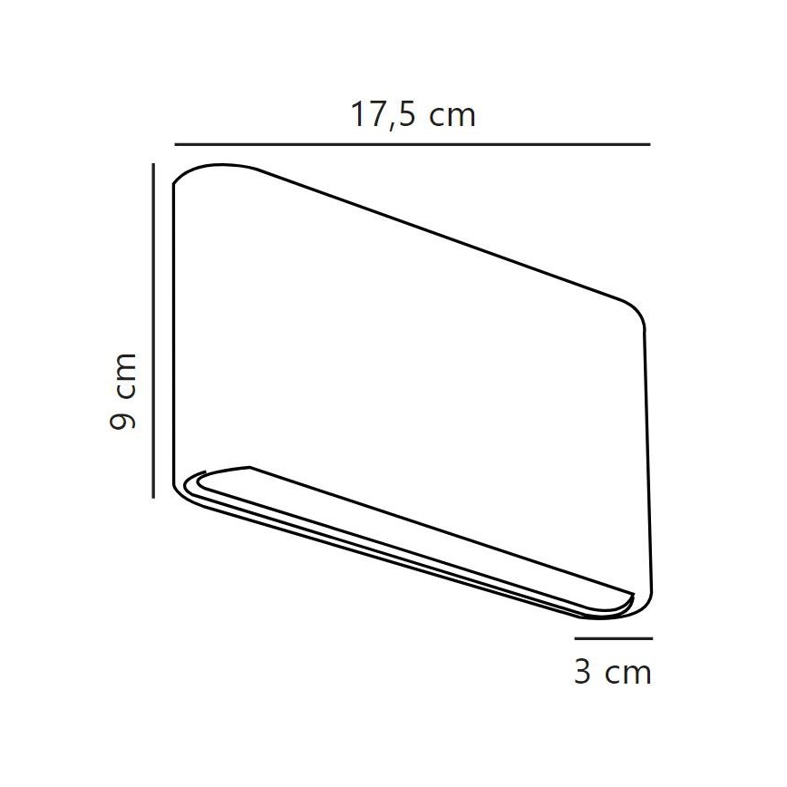 Nordlux - LED Wandlamp voor buiten KINVER LED/8,5W/230V IP54 zwart