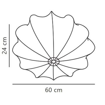 Nordlux - Plafondlamp AERON 3xE27/25W/230V diameter 60 cm