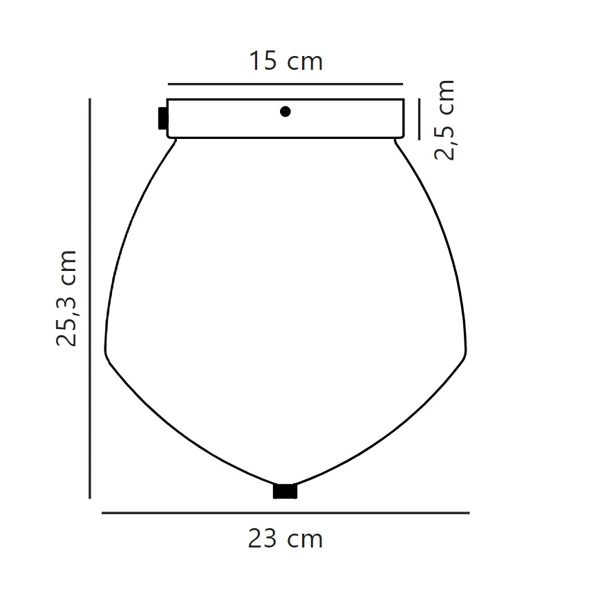 Nordlux - Plafondlamp ORBIFORM 1xE27/40W/230V goud