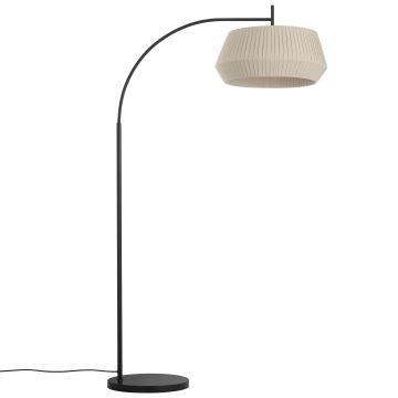 Nordlux - Staande Lamp DICTE 1xE27/60W/230V zwart/beige