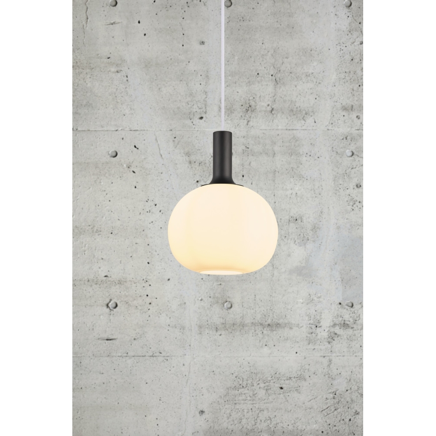 Nordlux - Suspension filaire ALTON 1xE27/60W/230V blanc/noir/laiton