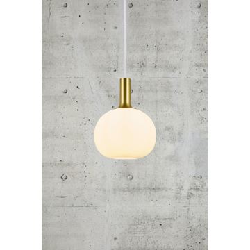 Nordlux - Suspension filaire ALTON 1xE27/60W/230V blanc/noir/laiton