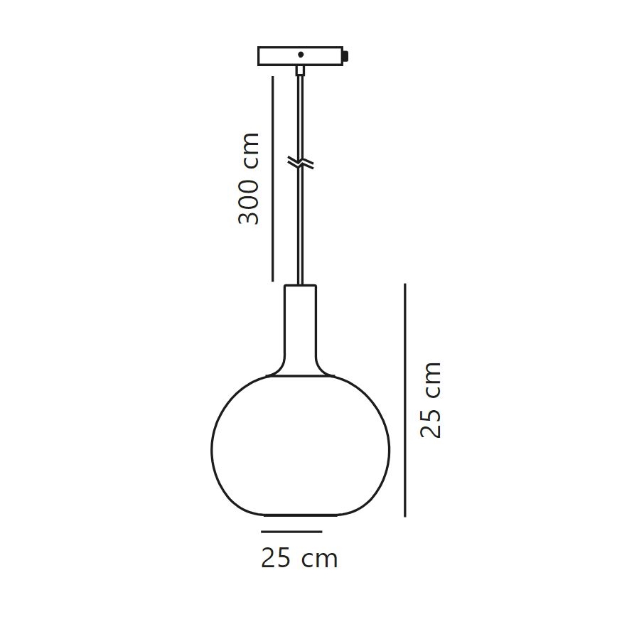 Nordlux - Suspension filaire ALTON 1xE27/60W/230V noir