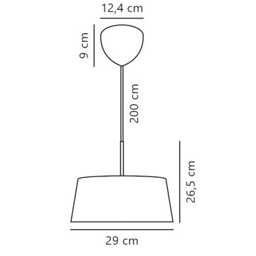 Nordlux - Suspension filaire CLASI 3xE14/10W/230V d. 29 cm