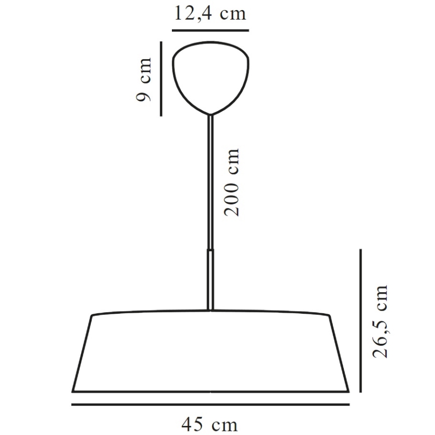 Nordlux - Suspension filaire CLASI 3xE14/15W/230V d. 45 cm