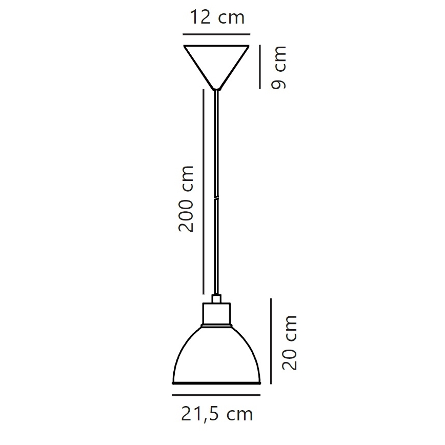 Nordlux - Suspension filaire POP 1xE27/40W/230V blanc