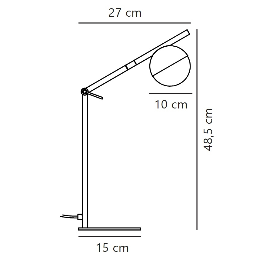 Nordlux - Tafellamp CONTINA 1xG9/5W/230V messing