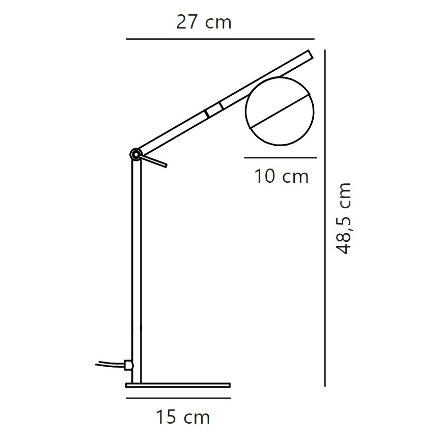 Nordlux - Tafellamp CONTINA 1xG9/5W/230V zwart