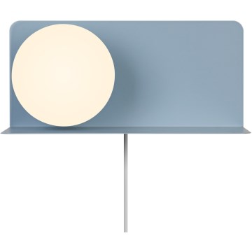 Nordlux - Wand licht met plank LILIBETH 1xE14/25W/230V blauw