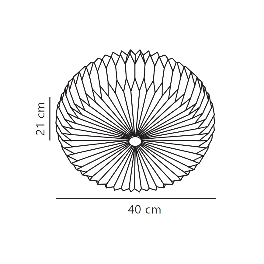 Nordlux - Wandlamp BELLOY 2xE27/25W/230V diameter 40 cm