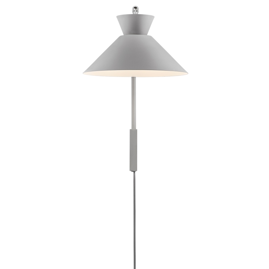 Nordlux - Wandlamp DIAL 1xE27/40W/230V grijs