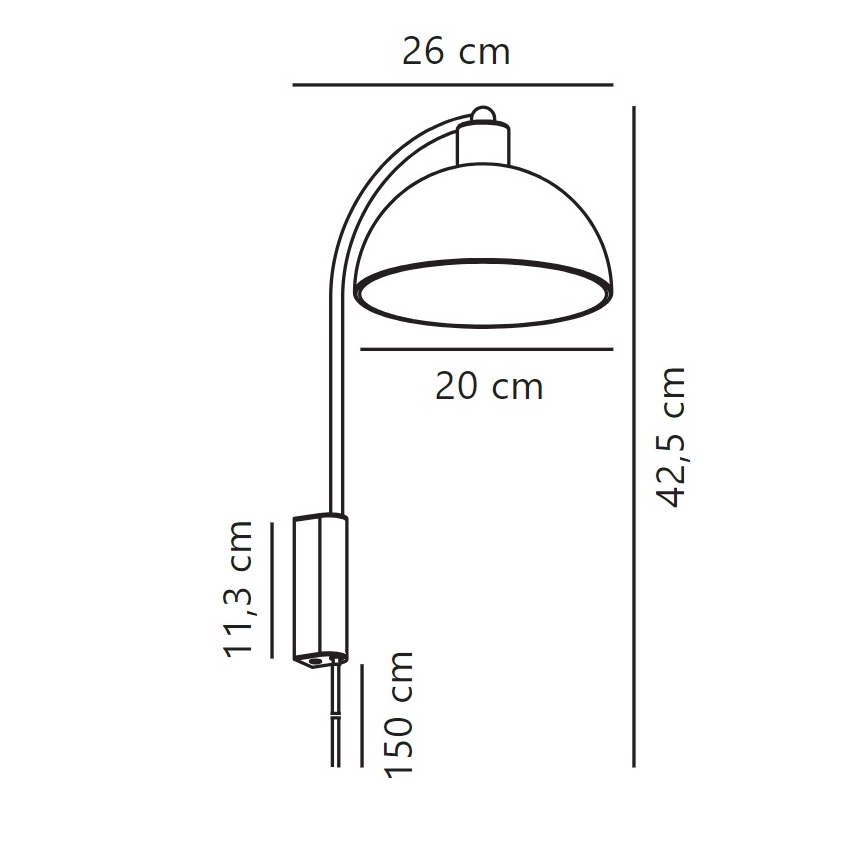 Nordlux - Wandlamp ELLEN 1xE14/40W/230V glanzend chroom