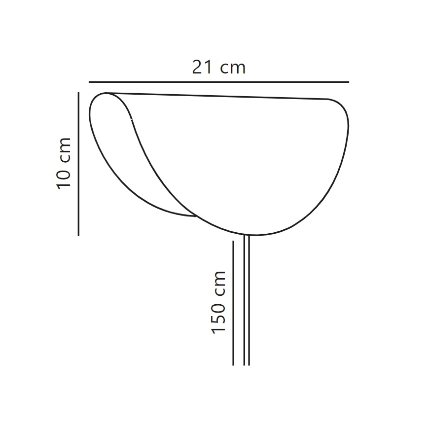 Nordlux - Wandlamp MODEL 1xE14/25W/230V zwart