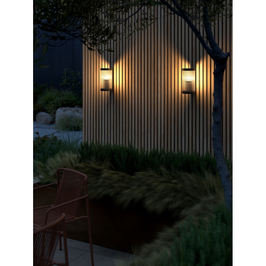 Nordlux - Wandlamp voor buiten COUPAR 1xE27/25W/230V IP54 zwart