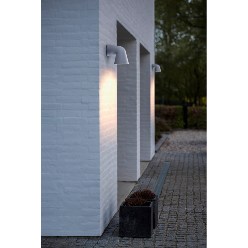 Nordlux - Wandlamp voor buiten FRONT 1xGU10/28W/230V IP44 wit